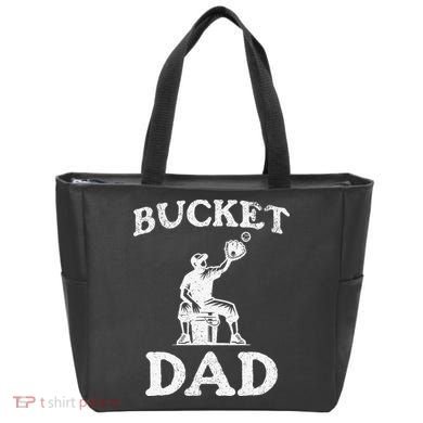 Bucket Dad Softball Dad Baseball Tote Bag