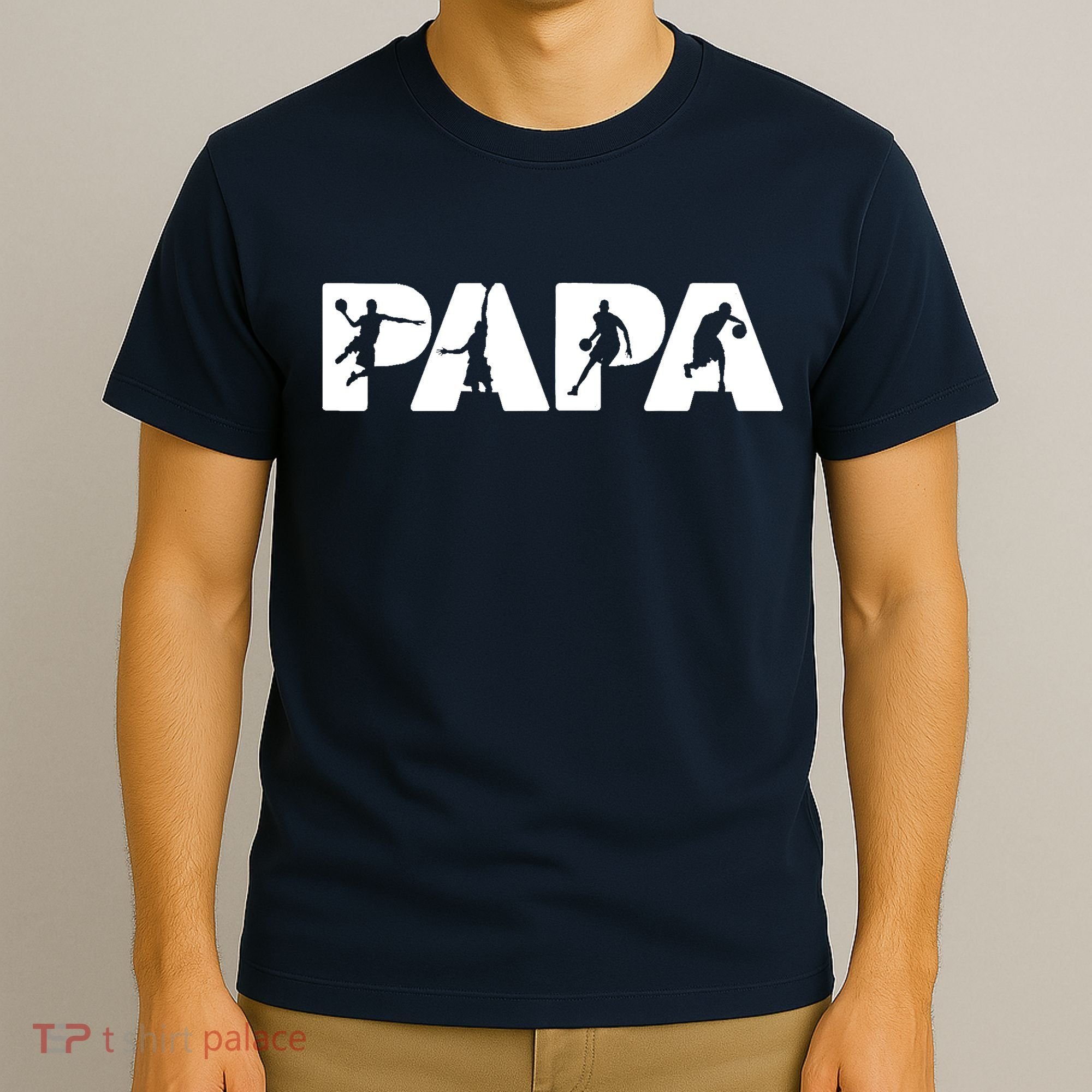 Basketball Dad T, Funny Papa Basketball Father T-Shirt