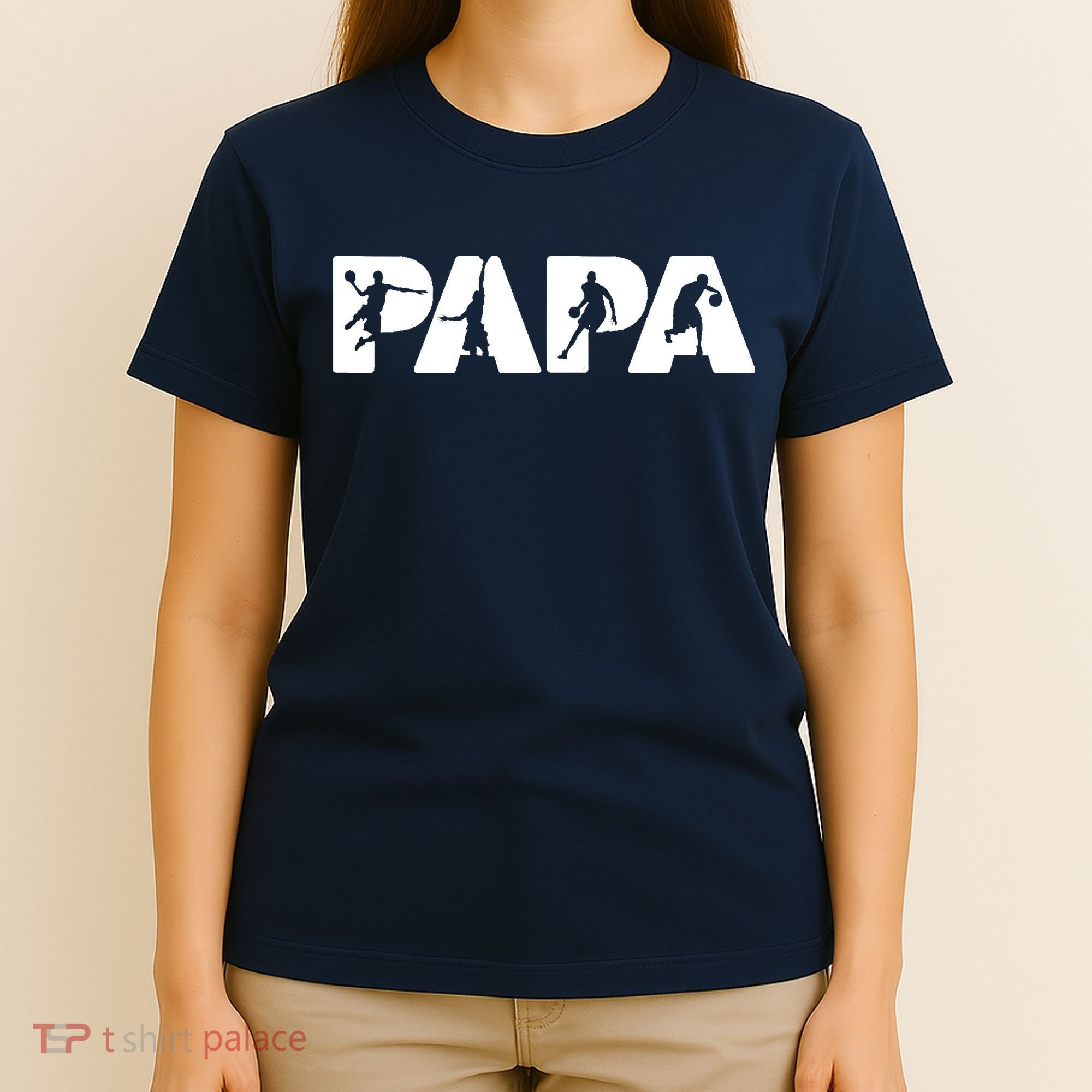 Basketball Dad T, Funny Papa Basketball Father T-Shirt