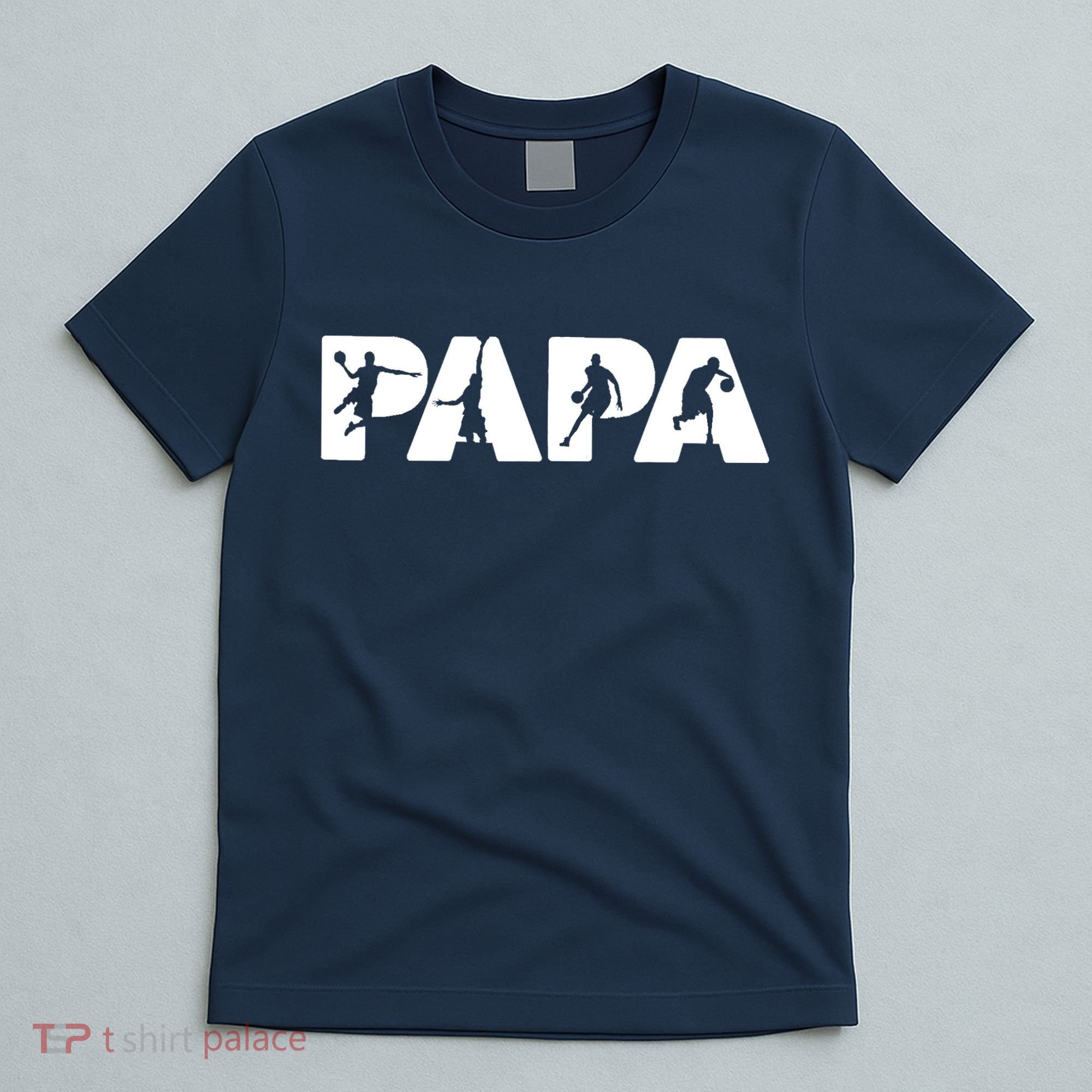 Basketball Dad T, Funny Papa Basketball Father T-Shirt