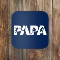 Basketball Dad T, Funny Papa Basketball Father Coaster thumb 0