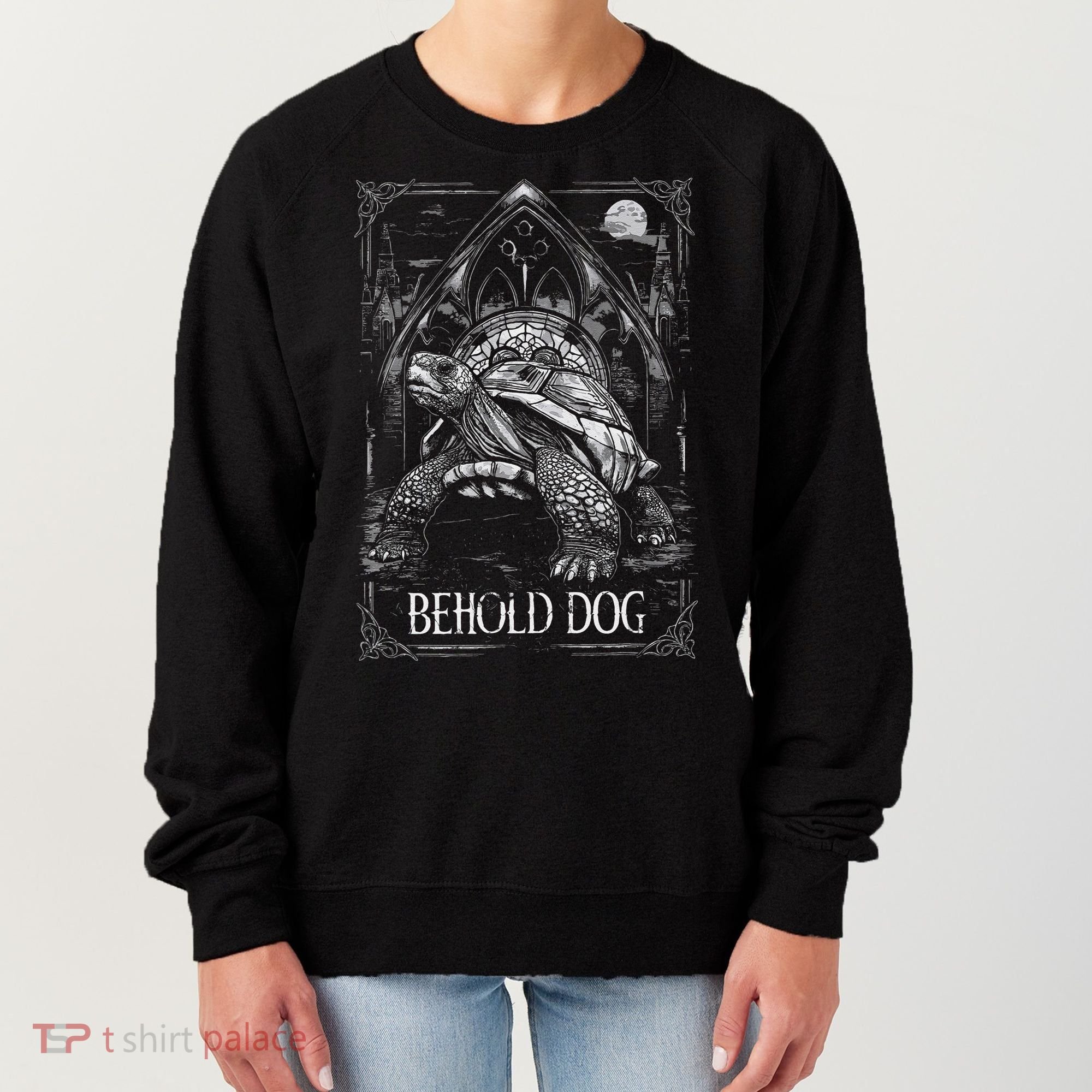 Behold Dog Turtle Elden Merch Women's Sweatshirt