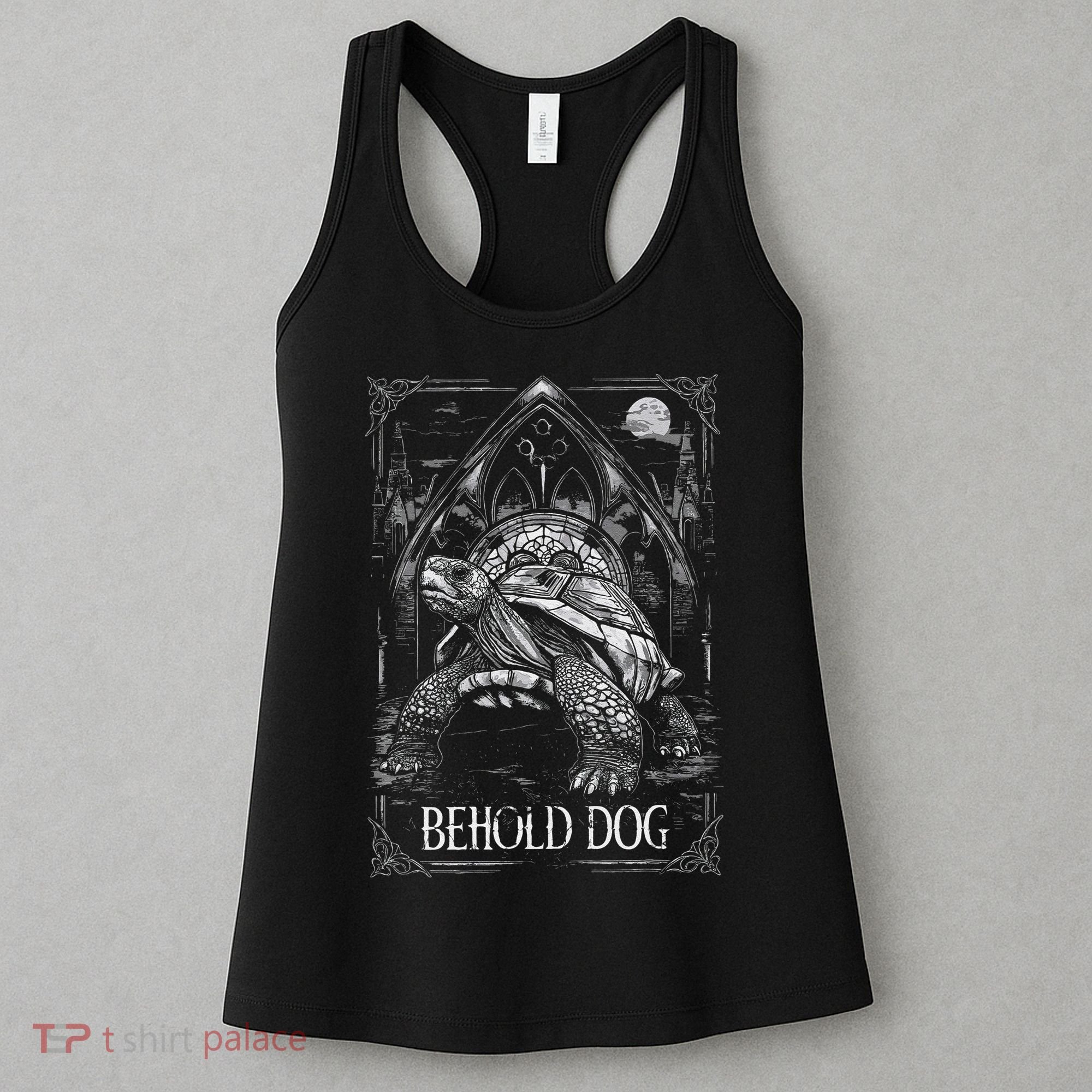 Behold Dog Turtle Elden Merch Women's Tank Top