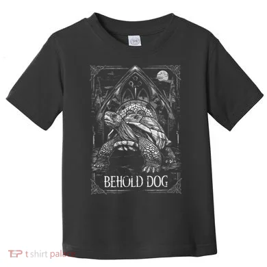 Behold Dog Turtle Elden Merch Toddler T-Shirt