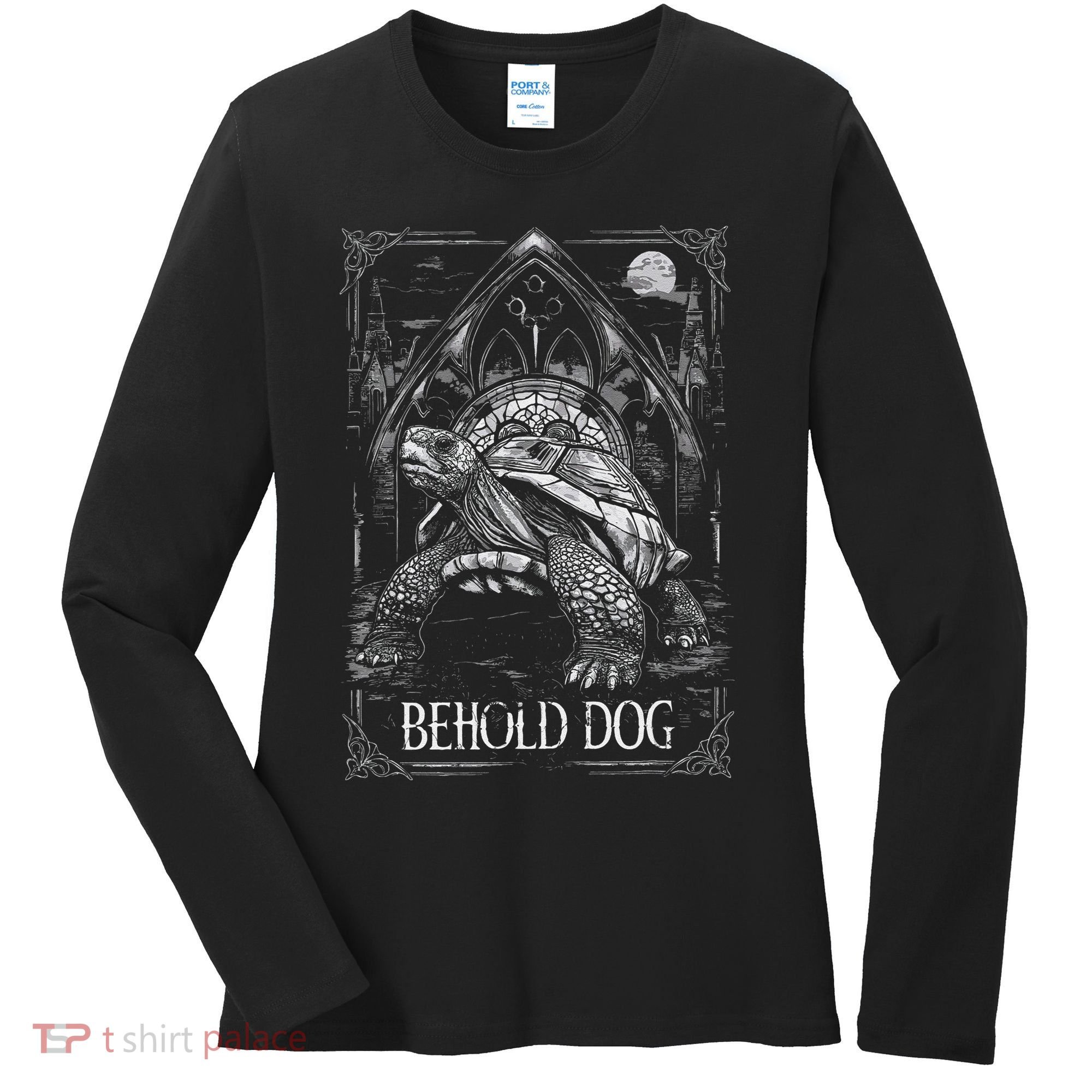 Behold Dog Turtle Elden Merch Women's Long Sleeve Shirt