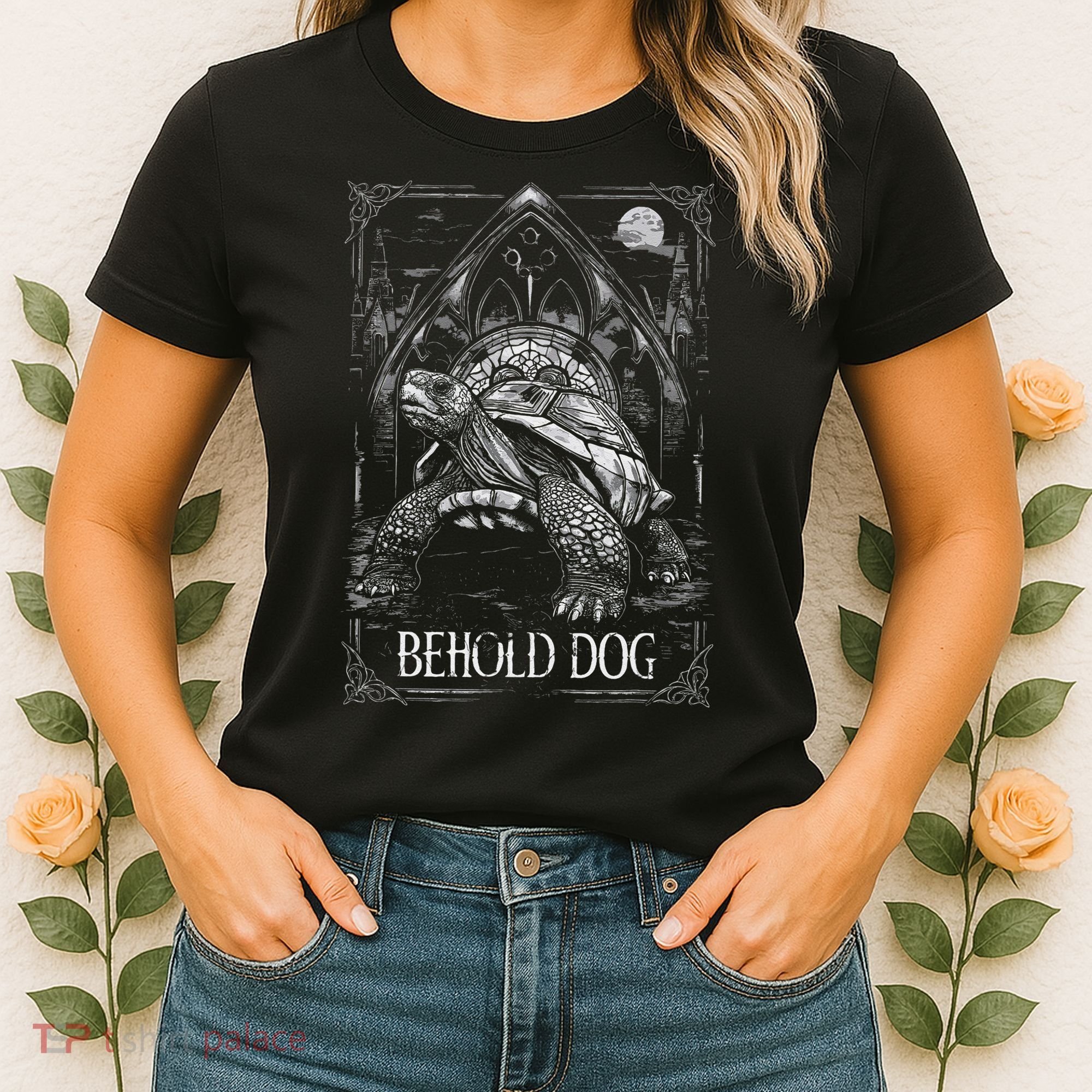 Behold Dog Turtle Elden Merch Women's T-Shirt