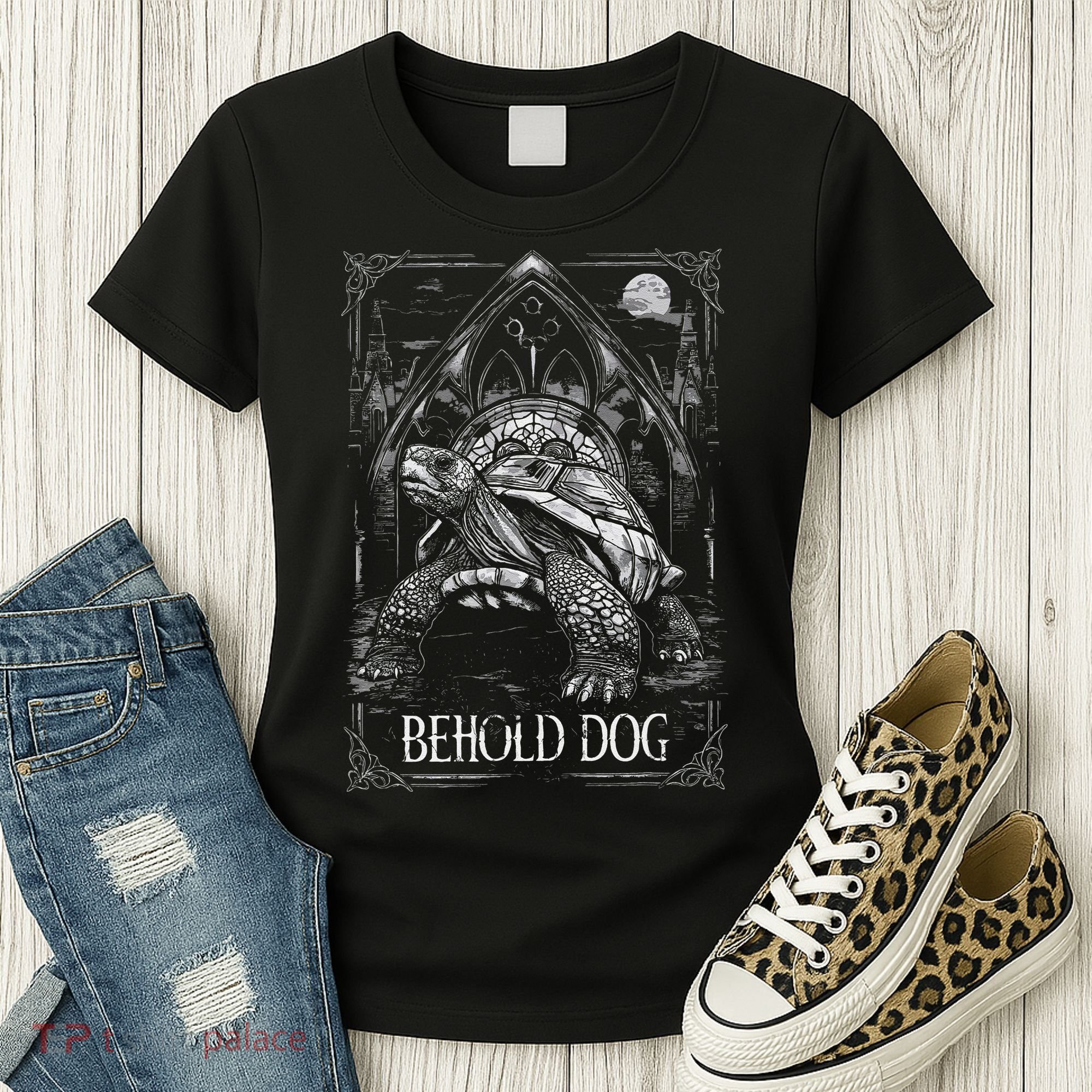 Behold Dog Turtle Elden Merch Women's T-Shirt