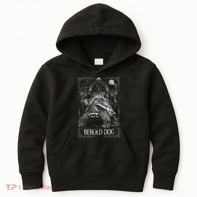 Behold Dog Turtle Elden Merch Kids Hoodie