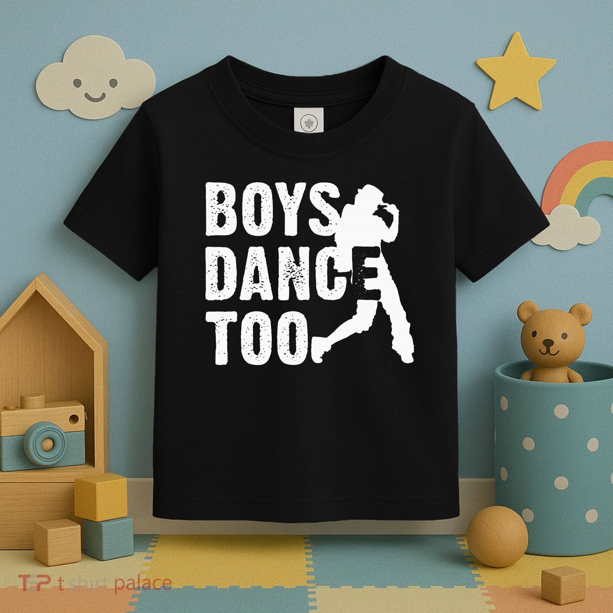 Boy Dance Too Cool Dancing Dancer Toddler T-Shirt