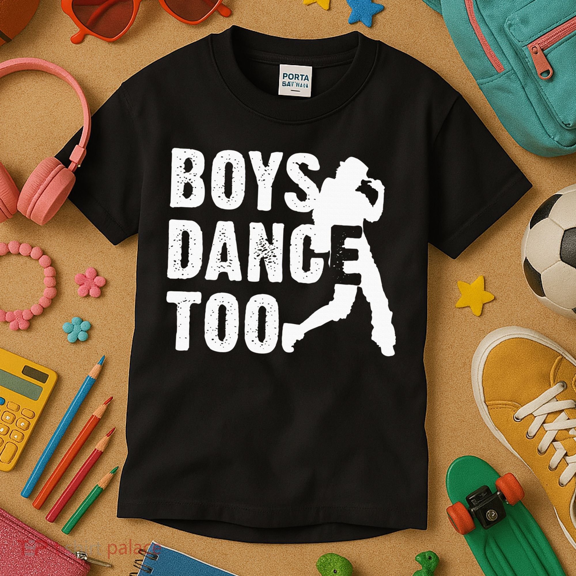 Boy Dance Too Cool Dancing Dancer Kids T-Shirt