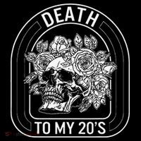 Birthday Death To My 20s Roses Skull Skeleton Funny Got Coffee Mug thumb 5