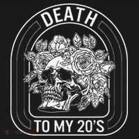 Birthday Death To My 20s Roses Skull Skeleton Funny Got Visor thumb 3