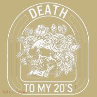 Birthday Death To My 20s Roses Skull Skeleton Funny Got Mousepad thumb 1
