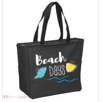 Beach Days Travel Vacation Summer Tote Bag thumb 2