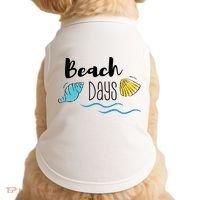 Beach Days Travel Vacation Summer Doggie Tank thumb 0