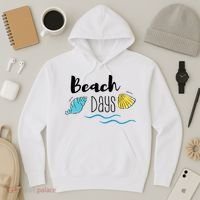 Beach Days Travel Vacation Summer Hoodie thumb 3