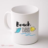 Beach Days Travel Vacation Summer Coffee Mug thumb 0