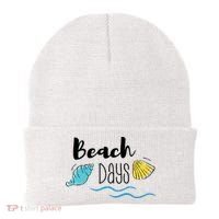 Beach Days Travel Vacation Summer Beanie thumb 0
