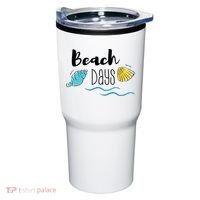 Beach Days Travel Vacation Summer Tumbler thumb 0