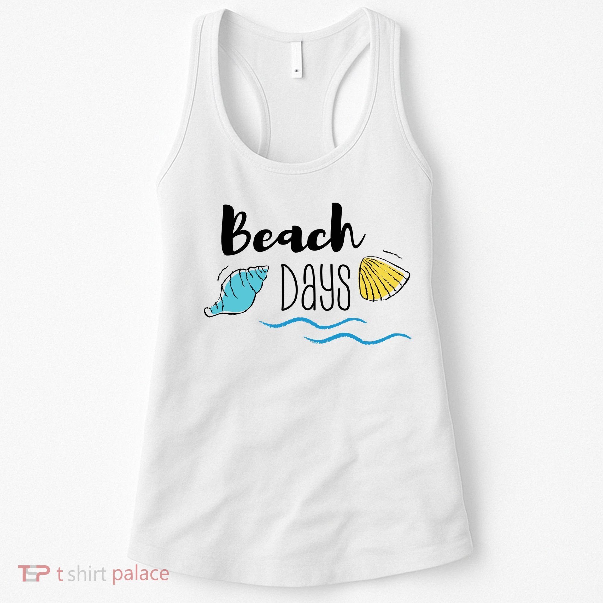 Beach Days Travel Vacation Summer Women's Tank Top