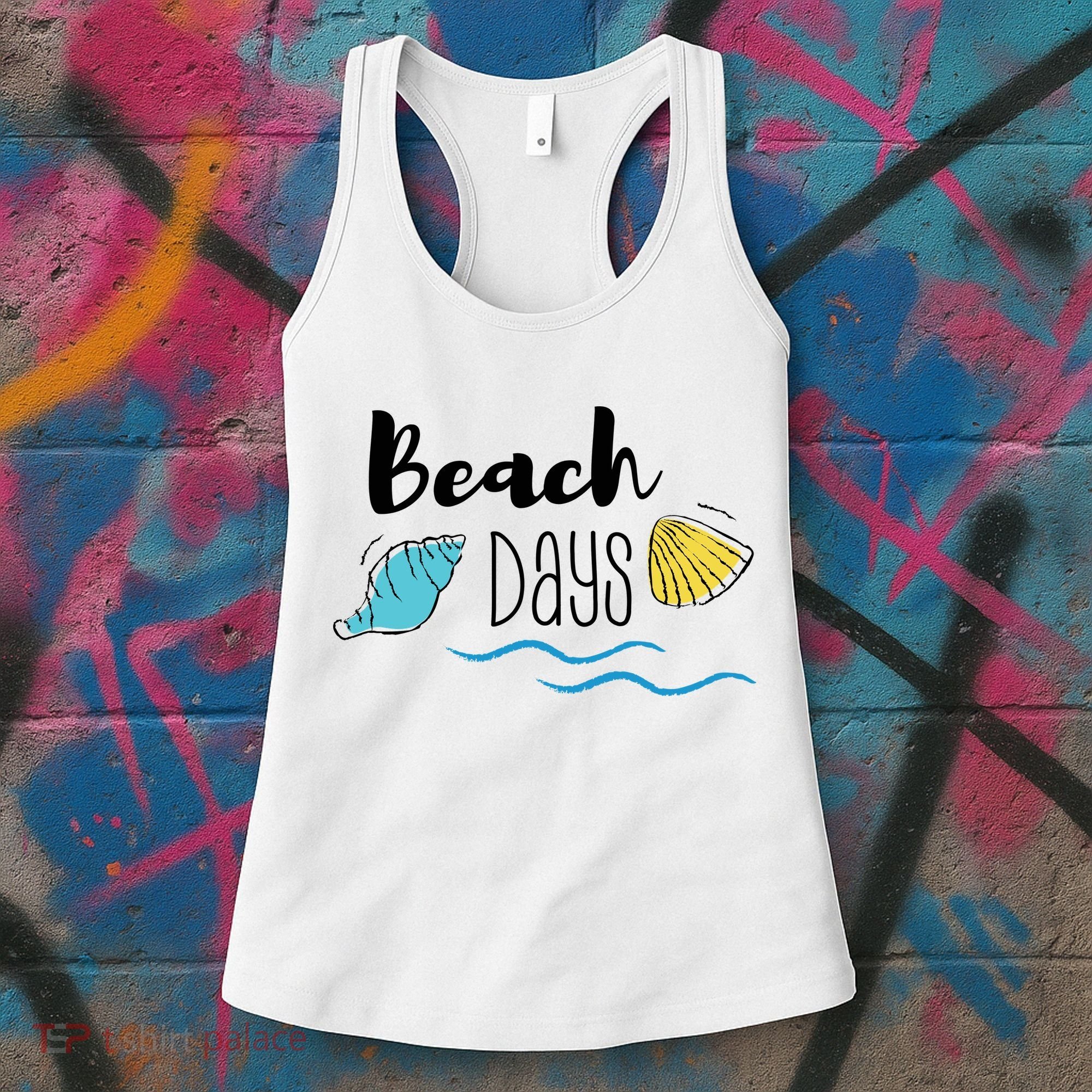 Beach Days Travel Vacation Summer Women's Tank Top