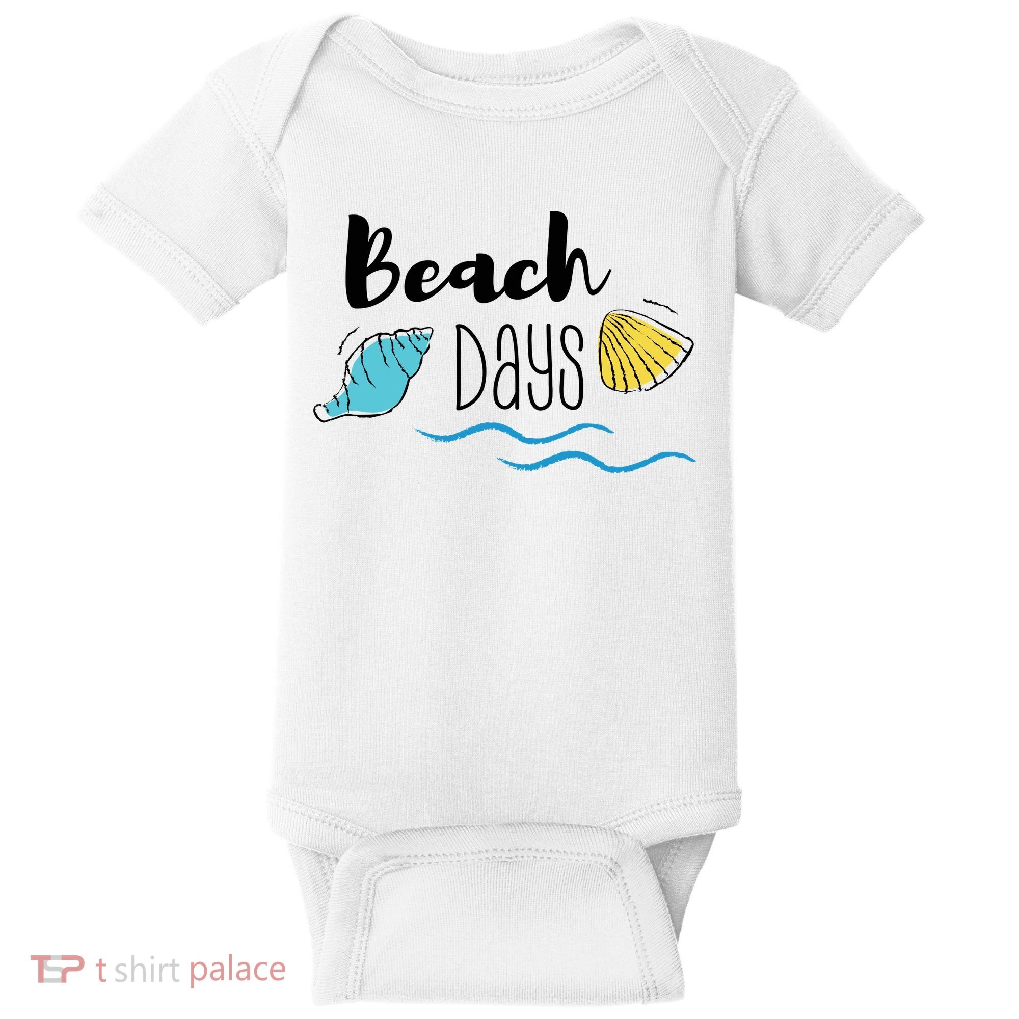 Beach Days Travel Vacation Summer Baby Bodysuit