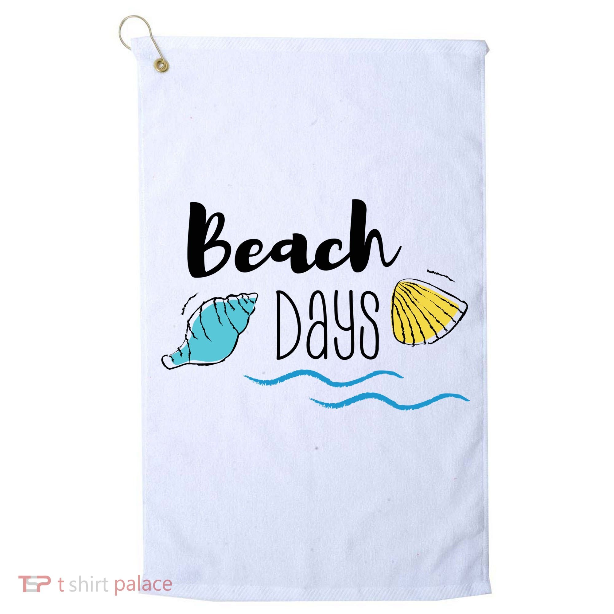 Beach Days Travel Vacation Summer Golf Towel