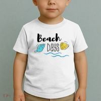 Beach Days Travel Vacation Summer Toddler T-Shirt thumb 2