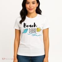 Beach Days Travel Vacation Summer Women's T-Shirt thumb 4