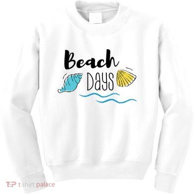 Beach Days Travel Vacation Summer Kids Sweatshirt