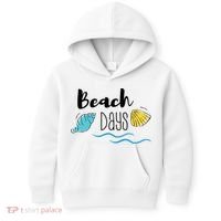 Beach Days Travel Vacation Summer Kids Hoodie thumb 0
