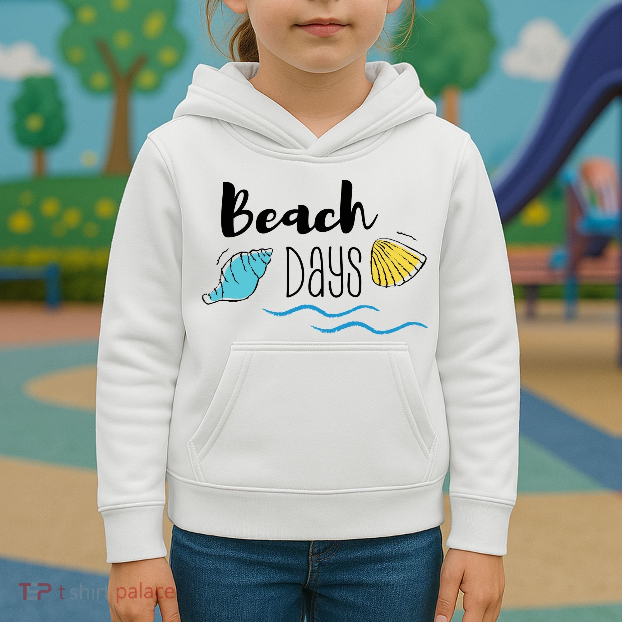 Beach Days Travel Vacation Summer Kids Hoodie