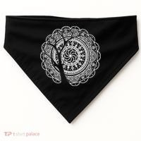 Bohemian Dala Tree Shadow Gift Gypsy Soul Boho Gift USA-Made Doggie Bandana thumb 0