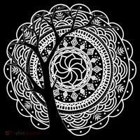 Bohemian Dala Tree Shadow Gift Gypsy Soul Boho Gift Women's Hoodie thumb 2