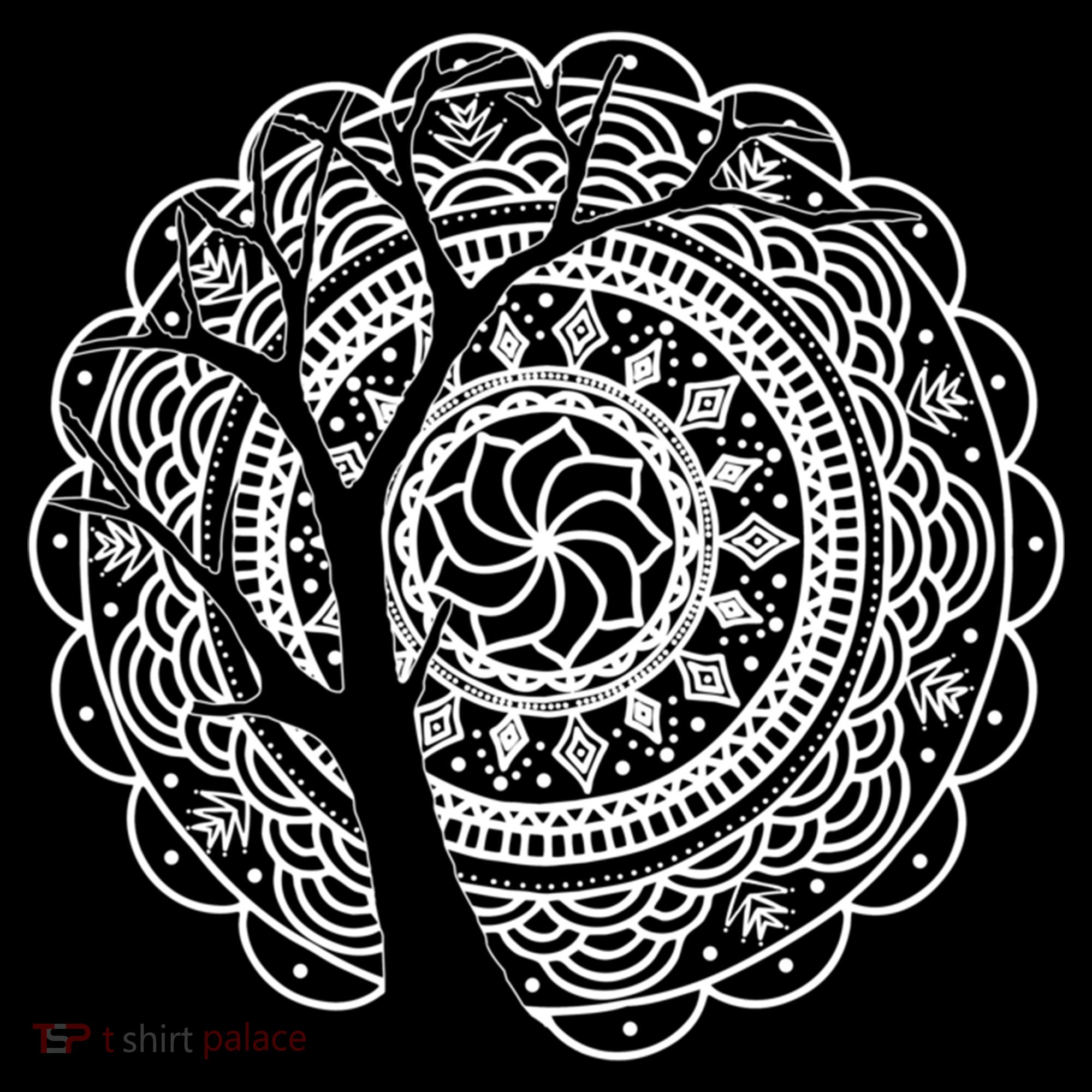 Bohemian Dala Tree Shadow Gift Gypsy Soul Boho Gift Women's Hoodie