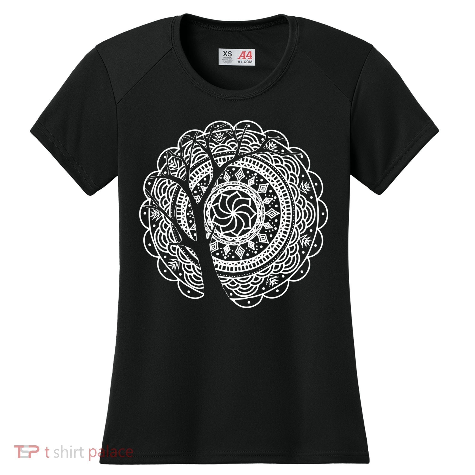 Bohemian Dala Tree Shadow Gift Gypsy Soul Boho Gift Women's Cooling Performance Crew T-Shirt