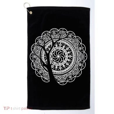 Bohemian Dala Tree Shadow Gift Gypsy Soul Boho Gift Golf Towel