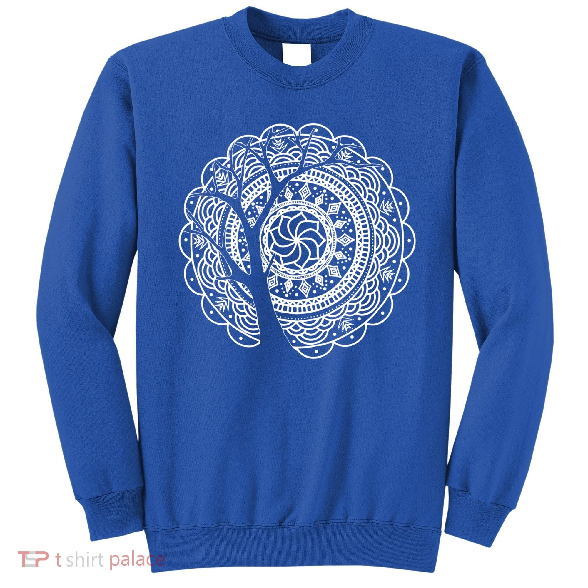 Bohemian Dala Tree Shadow Gift Gypsy Soul Boho Gift Sweatshirt