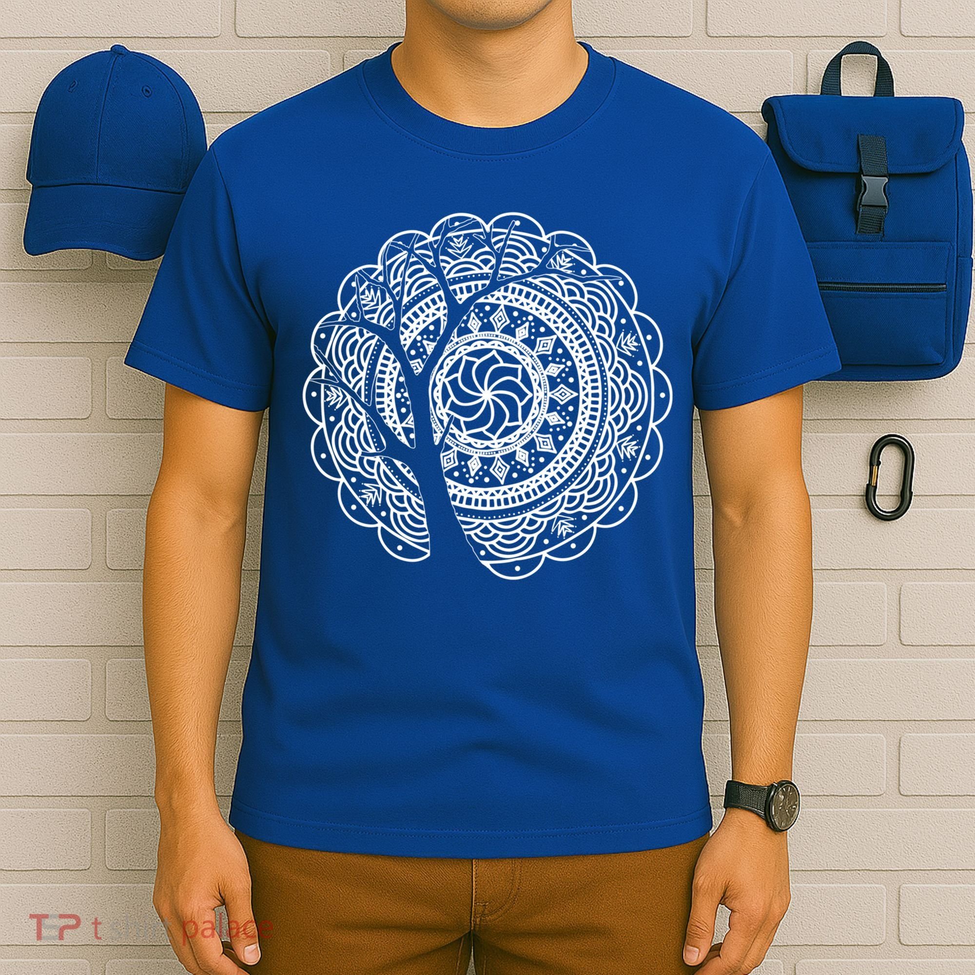 Bohemian Dala Tree Shadow Gift Gypsy Soul Boho Gift T-Shirt
