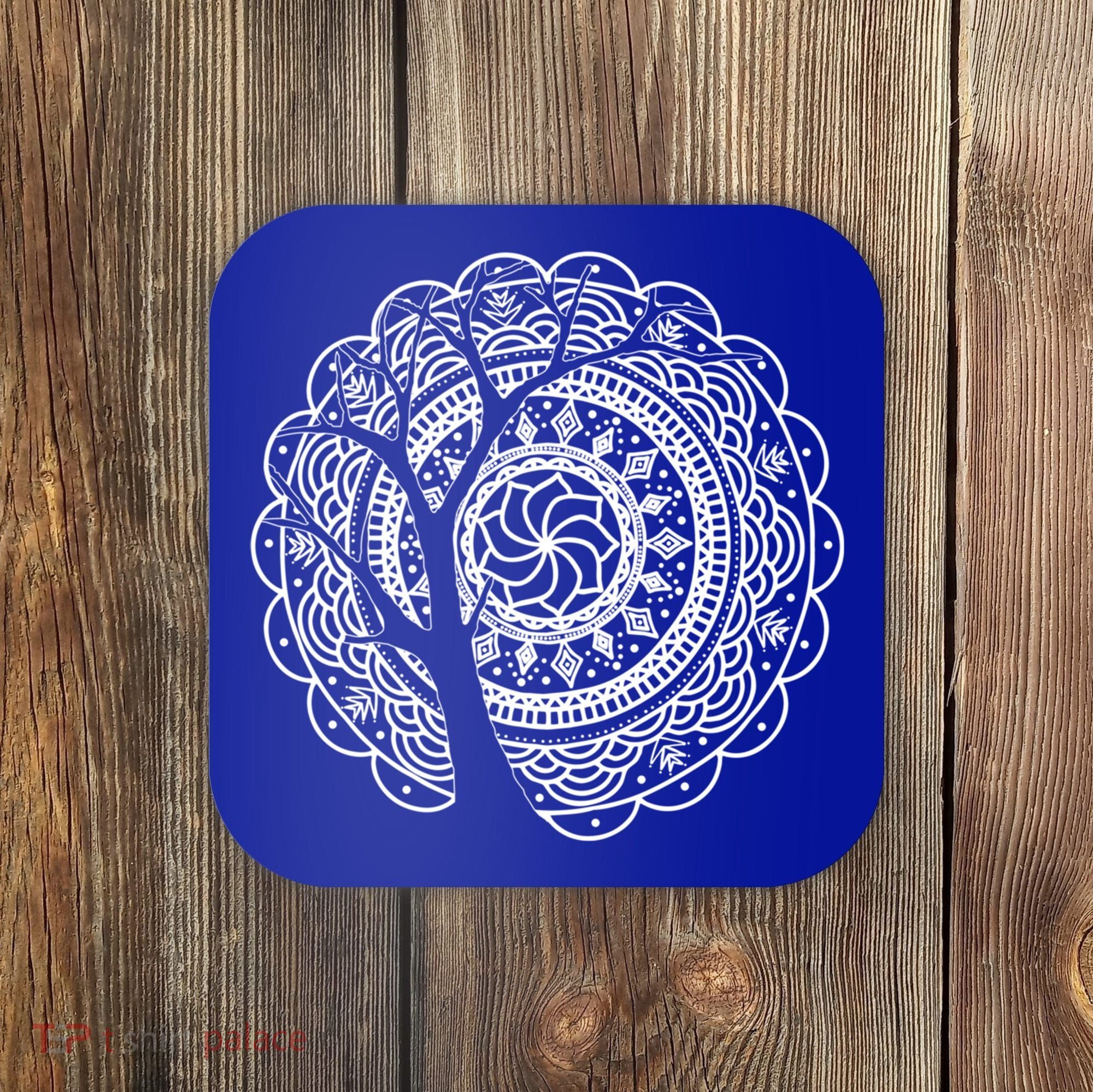 Bohemian Dala Tree Shadow Gift Gypsy Soul Boho Gift Coaster