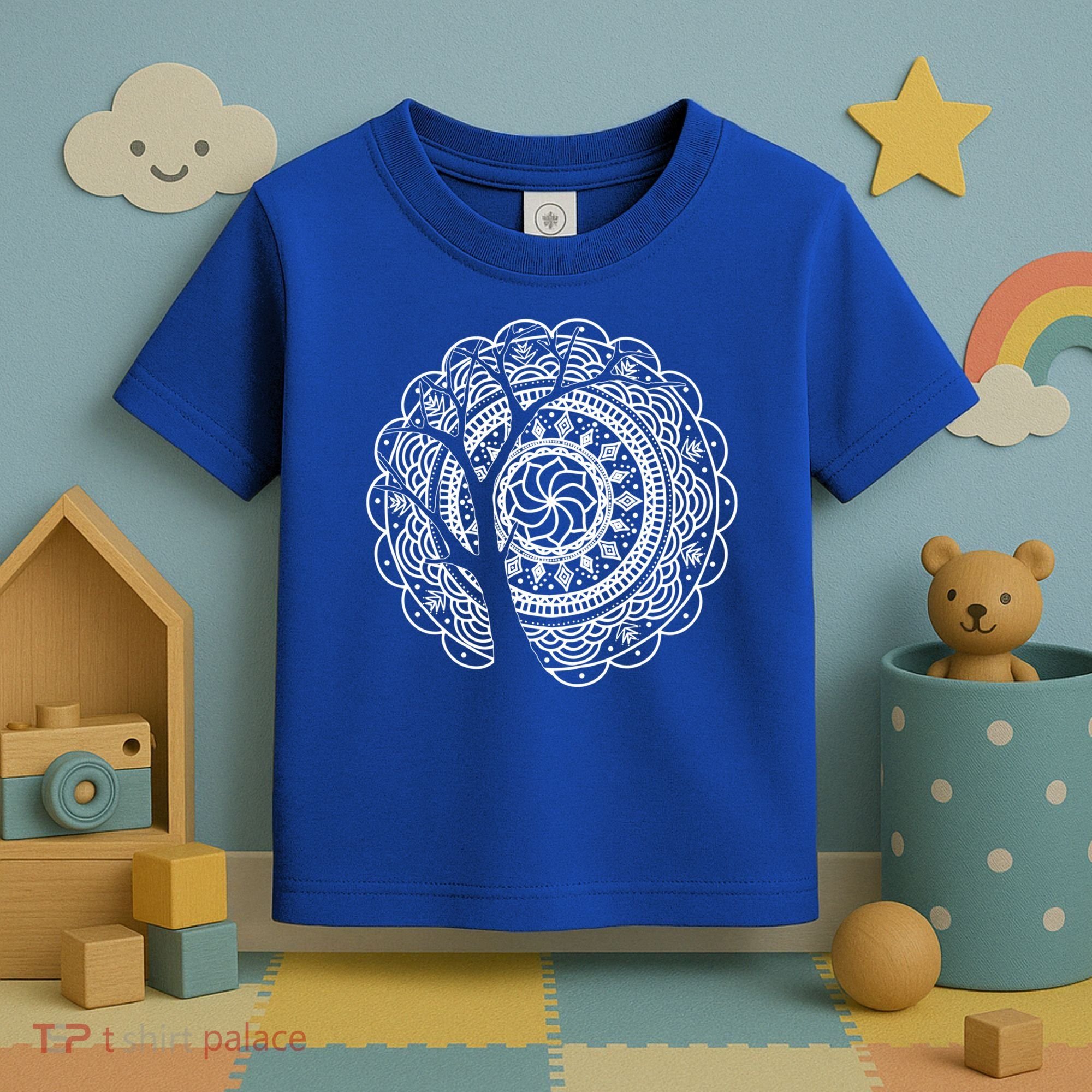 Bohemian Dala Tree Shadow Gift Gypsy Soul Boho Gift Toddler T-Shirt