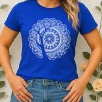 Bohemian Dala Tree Shadow Gift Gypsy Soul Boho Gift Women's T-Shirt thumb 2