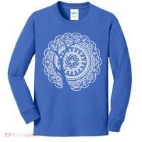 Bohemian Dala Tree Shadow Gift Gypsy Soul Boho Gift Kids Long Sleeve Shirt thumb 0
