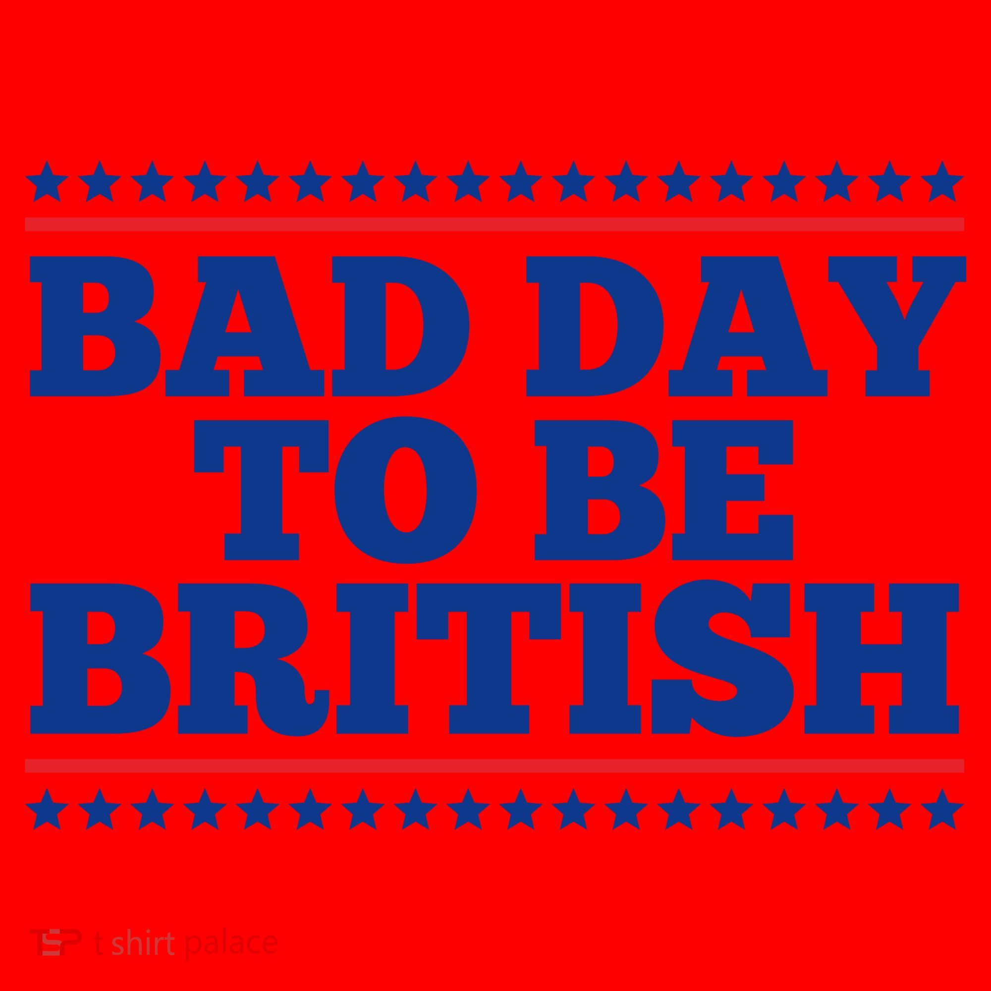 Bad Day To Be British Funny 4th Of July Santa Hat