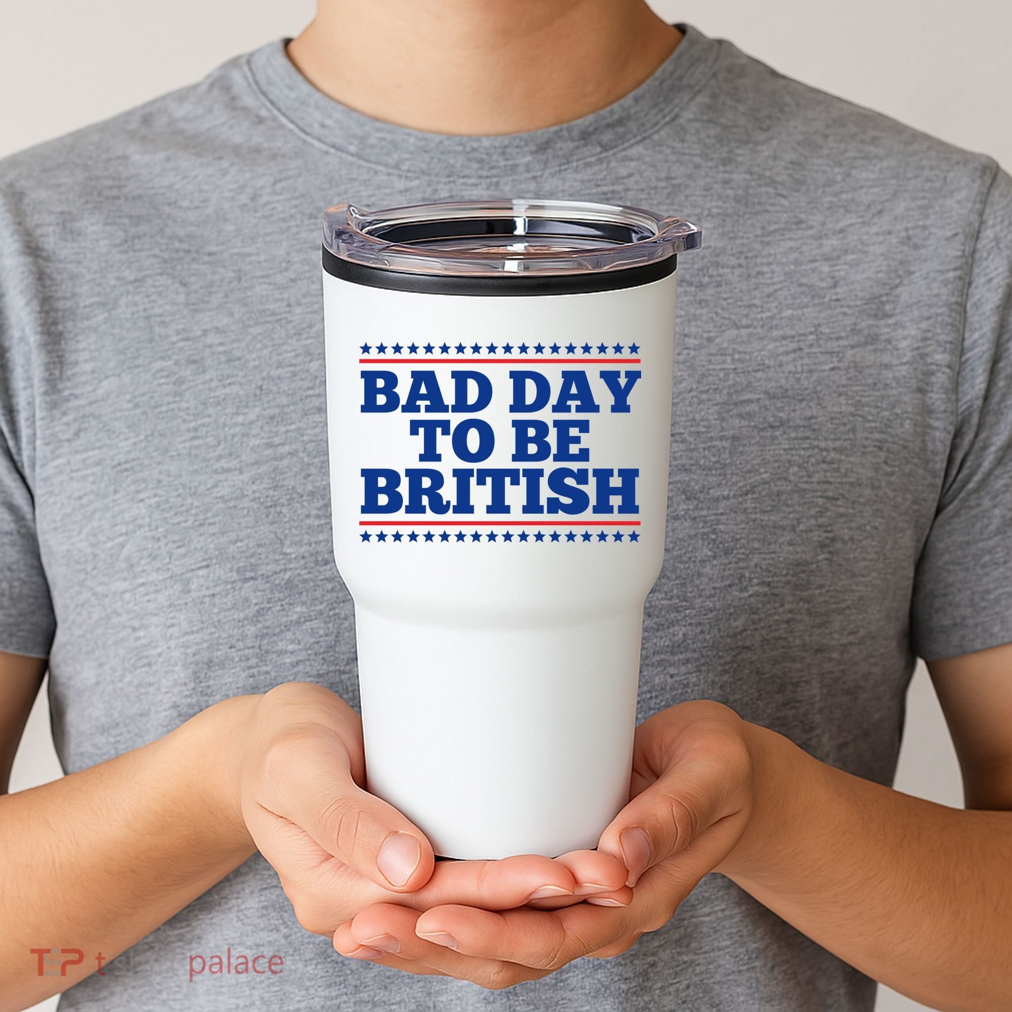 Bad Day To Be British Funny 4th Of July Tumbler