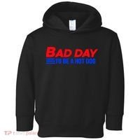 Bad Day To Be A Hot Dog Funny Toddler Hoodie thumb 0