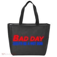 Bad Day To Be A Hot Dog Funny Tote Bag thumb 0