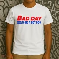 Bad Day To Be A Hot Dog Funny T-Shirt thumb 3