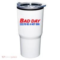 Bad Day To Be A Hot Dog Funny Tumbler thumb 0