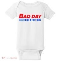 Bad Day To Be A Hot Dog Funny Baby Bodysuit thumb 0